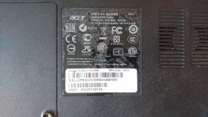 Acer Aspire 5538G laptop screen repair